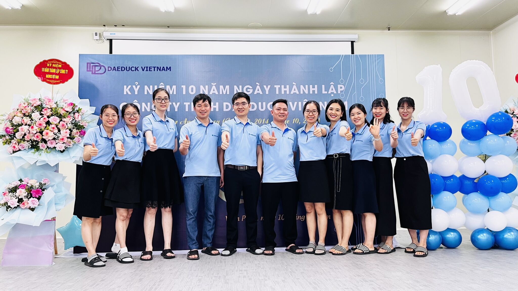 Daeduck Electronics' Vietnam factory celebrates its 10th anniversary
