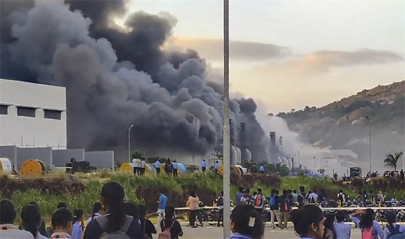 Fire Disrupts Tata's iPhone Component Plant, Ten Employees Receive Medical Aid