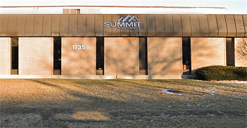 Summit’s PCB plant in Schaumburg, IL.