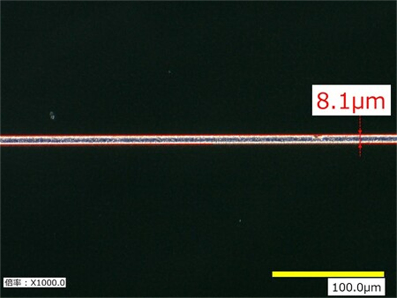 Fine wiring formed on a glass substrate through plating